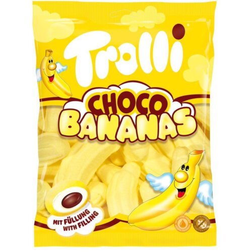  Gumene bombone TROLLI choco bananas 150g Slike