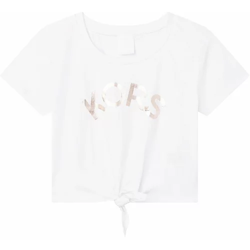 Michael Kors Dječja pamučna majica kratkih rukava boja: bijela