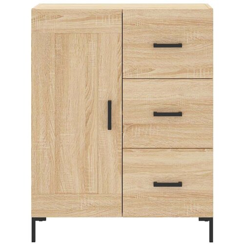 vidaXL Visoka komoda sonoma hrast 69,5x34x180 cm inženirski les Cene