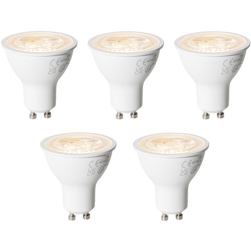 LUEDD Komplet 5 GU10 dimbare LED lamp 7W 500 lm 2700K Cene