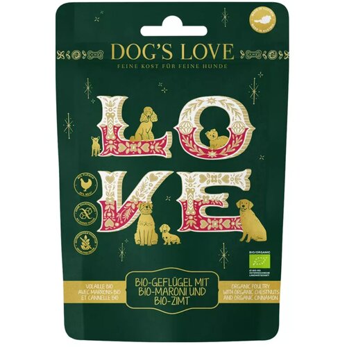 Dog's Love Bio pasji priboljški - Winter Chips LOVE - perutnina - 150 g Cene