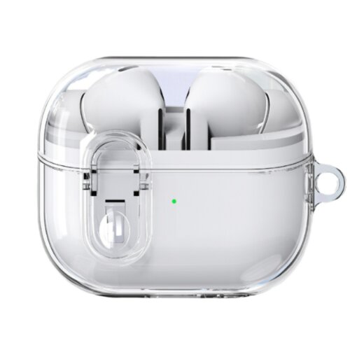 INF Za&scaron;čitna torbica za Samsung Galaxy Buds 3/Buds 3 Pro z obeskom za ključe Transparent, (21561129) Cene