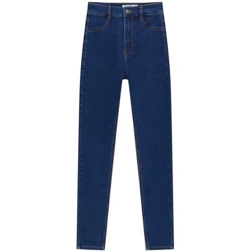 Pull&amp;amp;Bear Kavbojke moder denim Slike