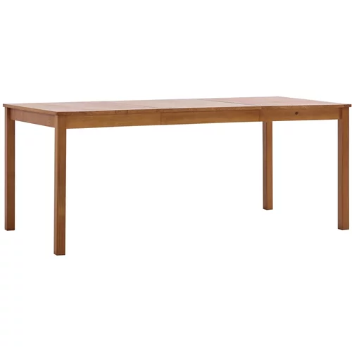  Jedilna miza medeno rjava 180x90x73 cm borovina