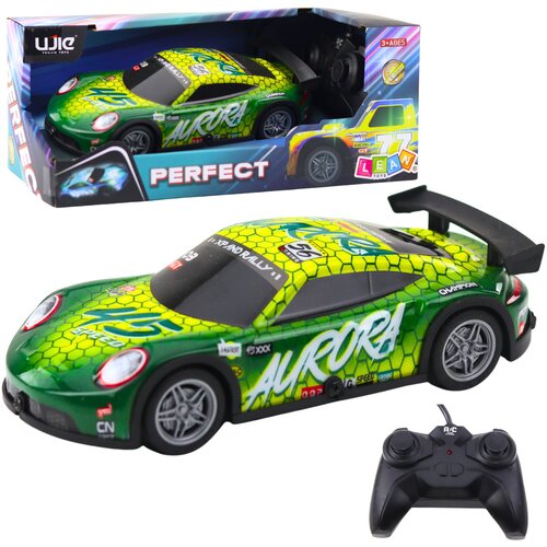  Auto na daljinsko upravljanje sa zvučnim efektima Perfect Aurora - zeleni Slike