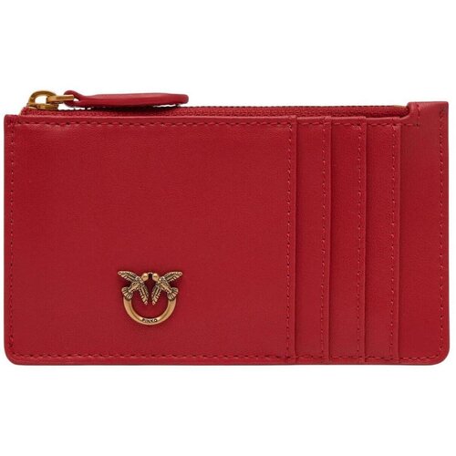 Pinko Denarnice AIRONE VITELLO SETA 100251 A0F1 Rdeča Slike