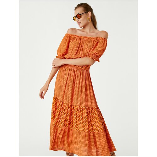 Koton Dress - Orange - Ruffle both Slike