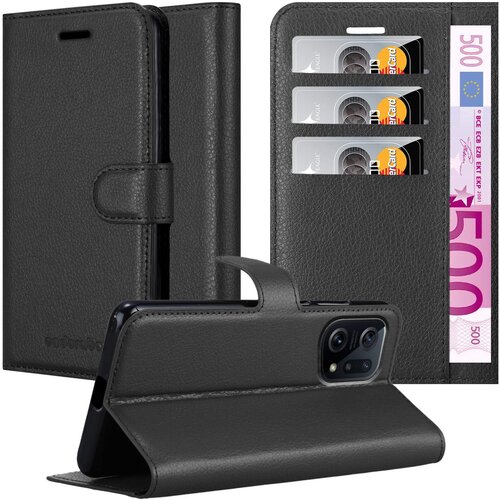  case, združljiv z oppo v oksidnem črno - zaščitni pokrov z magnetnim zapiranjem, stoječo funkcijo in režo za kartico, (20553649) Cene