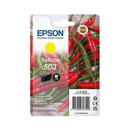 Epson T09Q4 (503) kartu&amp;scaron;a z rumenim črnilom, (22112414) Slike