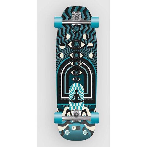 Flying Wheels Clockwork 31&amp;quot; Surfskate teal Slike