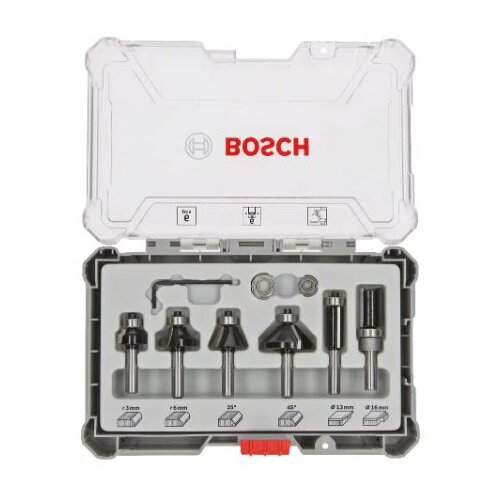 Bosch Professional Set glodala za ravnanje rubova, 6-dijelni - 2607017468 Slike