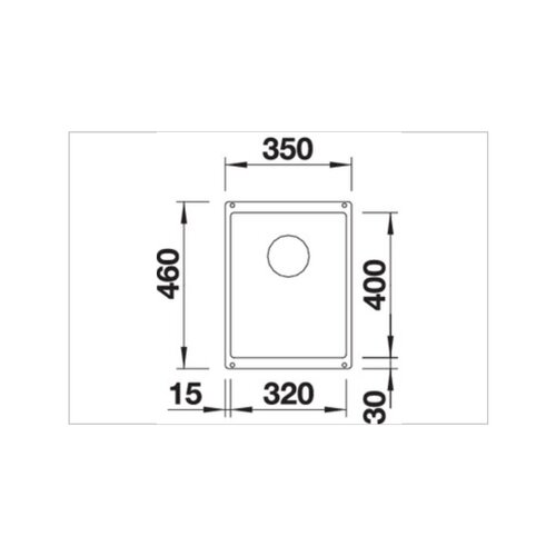 Blanco kuhinjsko korito SUBLINE 320 - U, antracit, Silgranit PD 523406 + sifon Slike