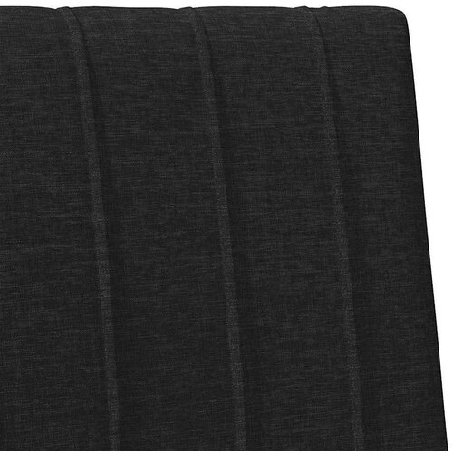 VidaXL tapecirani uzglavlje crna 80 cm čvrsto borovo drvo Slike