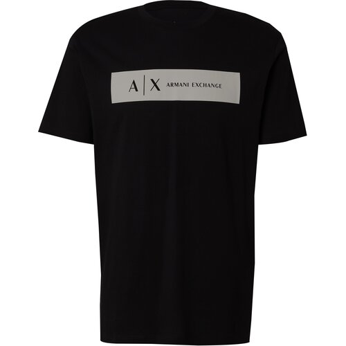 Armani Exchange Majica crna / bijela Cijene