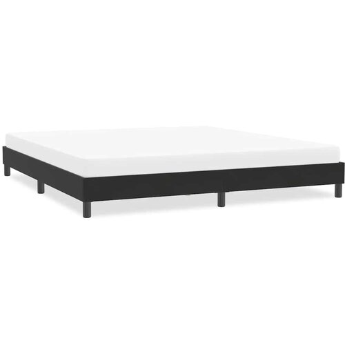 VidaXL posteljni okvir brez vzmetnice črna 200x210 cm žamet, (21829396) Slike