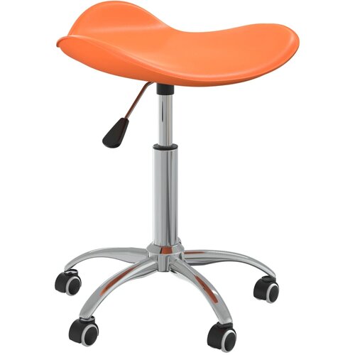  Uredska stolica od umjetne kože narančasta Cijene