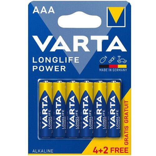 Varta Baterije Longlife Power LR03 1.5V 6/1 Cene