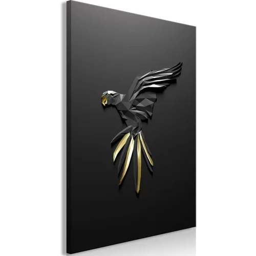  Slika - Black Parrot (1 Part) Vertical 40x60