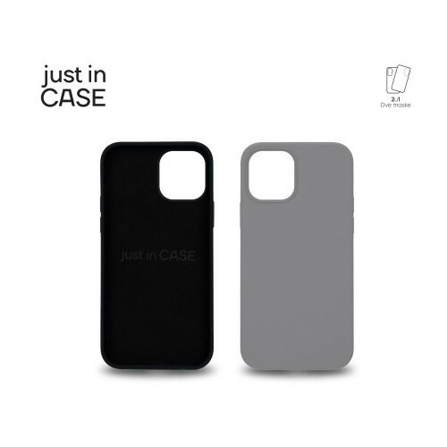 Just in case 2u1 extra case mix plus paket crni za iPhone 12 ( MIXPL103BK ) Slike