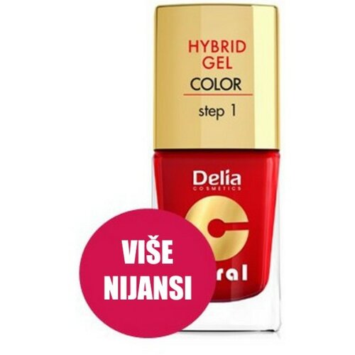 Delia hibridni lak za nokte top coat hybrid gel 11ml Cene