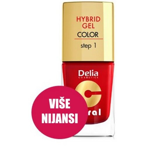 Delia - Top Coat HYBRID GEL - Step1 bez potrebe za UV lampom 11ml Cijene