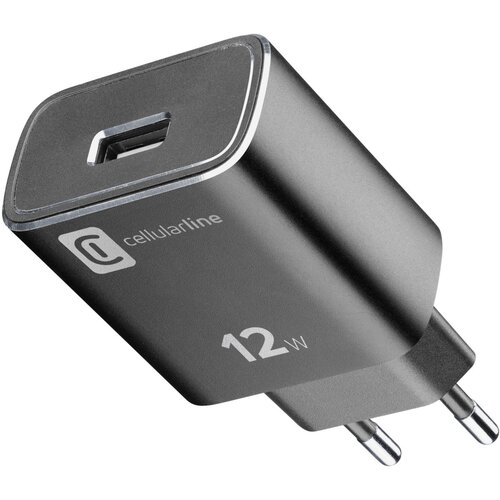 Cellular Line cellularline tetra force 12W lightning inkl. kabel für apple, schwarz Cene