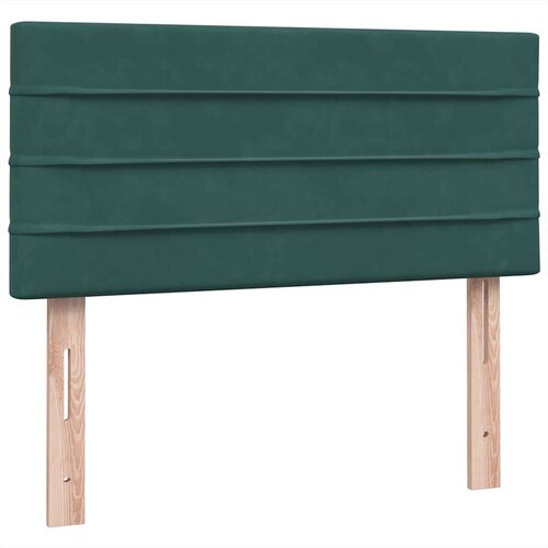 Box Spring krevet s madracem tamnozeleni 80x220 cm bar&amp;scaron;un Slike