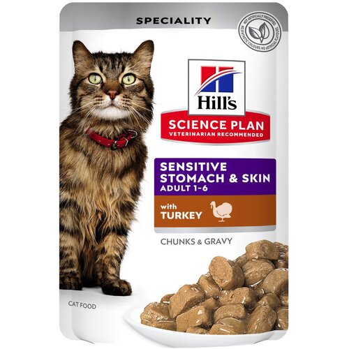 HILL'S SCIENCE Plan Adult Cat Sensitive Stomach & Skin - Puretina (24 x 85 g) Cijene