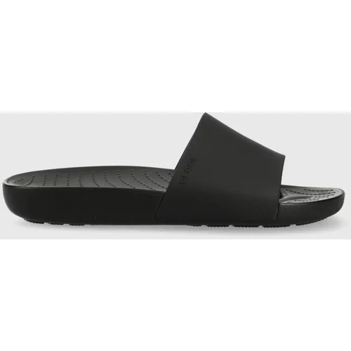 Crocs Natikači Splash Slide ženski, črna barva, 208361