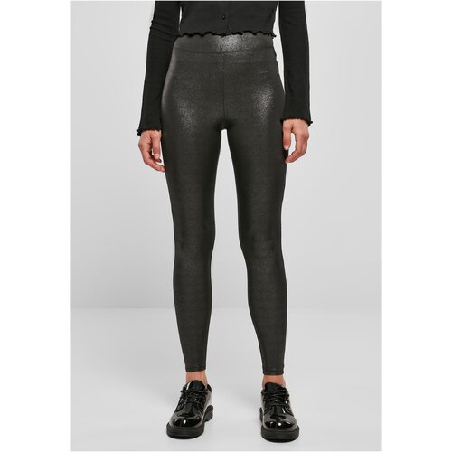 UC Curvy Ladies High Waist Glamour Leggings sparklingblack Slike