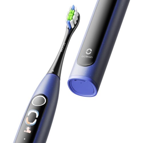 Oclean X Lite Set sonična zobna &amp;scaron;četka s potovalnim etuijem Dark Blue 1 kos Slike