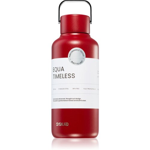 Equa Timeless steklenica za vodo iz nerjavnega jekla majhna barva Wine Not 600 ml Cene