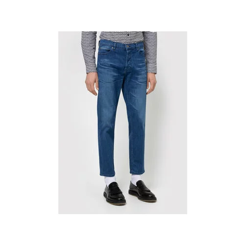 Hugo Jeans hlače 634 50449225 Modra Tapered Fit