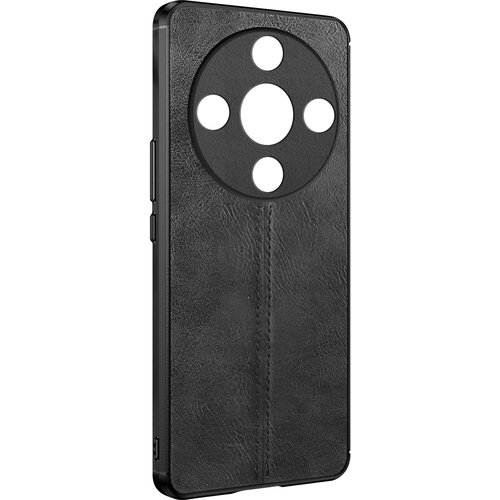AVIZAR etui za honor magic 6 lite 5G videz usnja iz goveje kože, črna, (5000014642) Cene