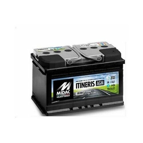 Midac akumulator za automobil MIDAC ITENERIS IT3 AGM 12V 80Ah D+ akumulator Slike