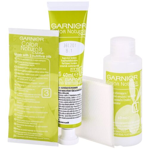 Garnier Color Naturals Creme barva za lase odtenek 8.1 Natural Light Ash Blond Cene