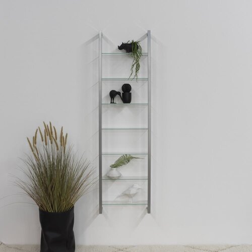 Spinder Design Metalna polica u srebrnoj boji 46 cm Cubic &amp;ndash; Slike