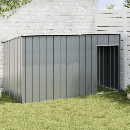 vidaXL Kućica za pse s krovom antracit 196x91x110 cm pocinčani čelik Cijene