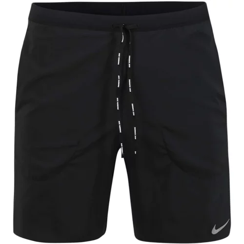 Nike Športne hlače 'Flex Stride' črna / bela