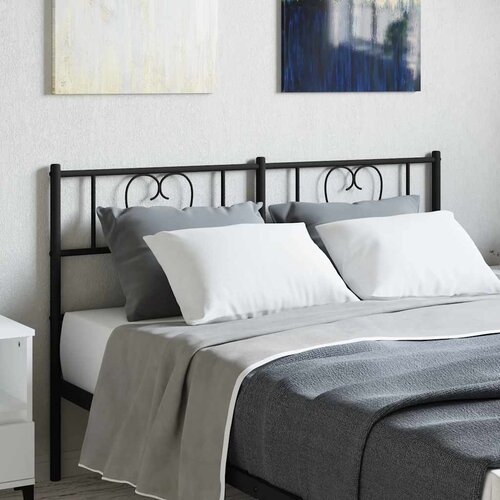  Metalno zamjensko uzglavlje crno 140 cm Cene