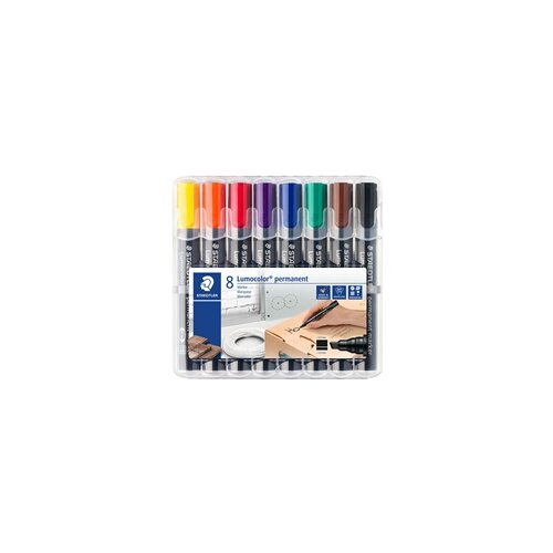 Staedtler Permanentni marker Lumocolor 350 WP8 2-5 mm, 8 komada Cijene