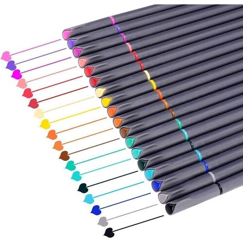 Venisymlis Set 18-barvnih peres Fineliner za dnevnik in umetnost, (22096326) Cene