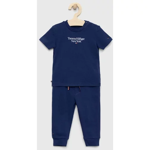 Tommy Hilfiger Komplet za dojenčka mornarsko modra barva