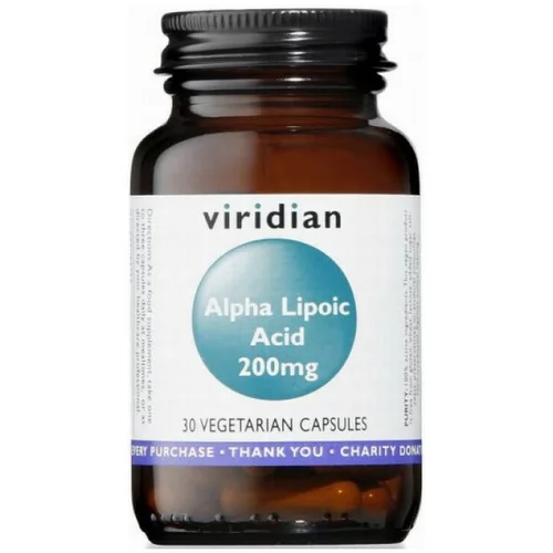 Viridian Nutrition Alfa lipoična kislina 200mg (30 kapsul)