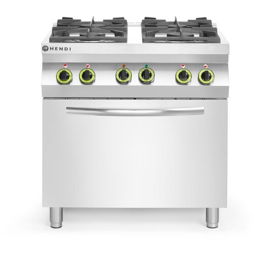 Hendi Gasni &scaron;poret sa 4 gorionika sa konvekcionom rernom GN 1/1, Kitchen Line, 230V/3000W, 19kW, 800x722x(H)900mm Cene