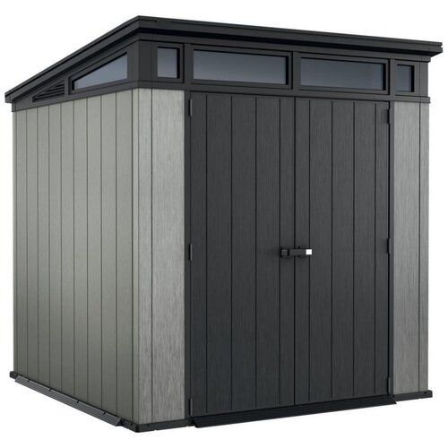 Keter pvc vrtna hi&amp;scaron;ka keter aristan 77 (214 x 218 x 226 cm, iz umetnega materiala duotech, siva/antracit) Slike