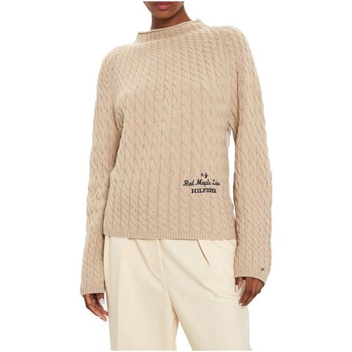 Tommy Hilfiger Puloverji WW0WW42144 Bež Slike