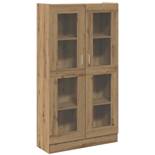 Maison Chic Visoka omara - Komoda - Predalnik artisan hrast 82,5x30,5x185 cm inženirski les, (21721436) Cene