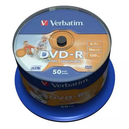 Verbatim DVD-R 16x Printable 1/50 Cene