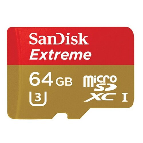 Sandisk Extreme microSDXC 64GB UHS-I - SDSDQXL-064G-GA4A memorijska kartica Slike